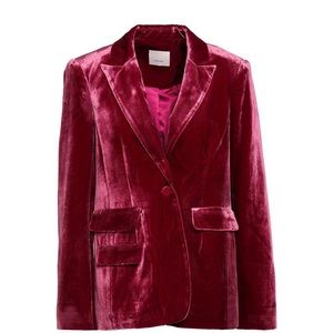 Cinq a’ sept velvet jacket